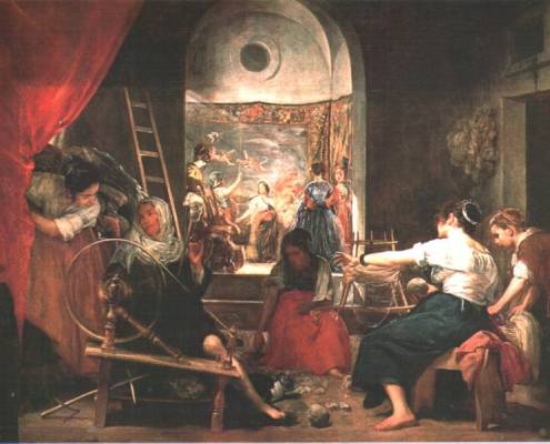 Le filatrici (La favola di Aracne)1657 Milano